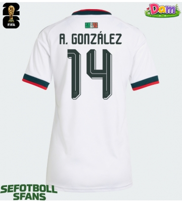 Mexiko Armando Gonzalez #14 Bortatröja Kvinnor VM 2026 Kortärmad